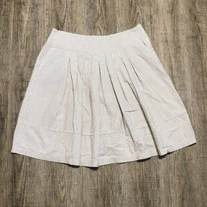 IM In Moda Women's Skirts ~ Sz 12 ~ Beige & White